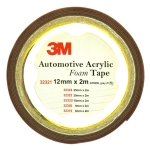 3M 32321 GT 6008 Двухсторонний пеноакриловый скотч, 2м x 12мм x 0,8мм